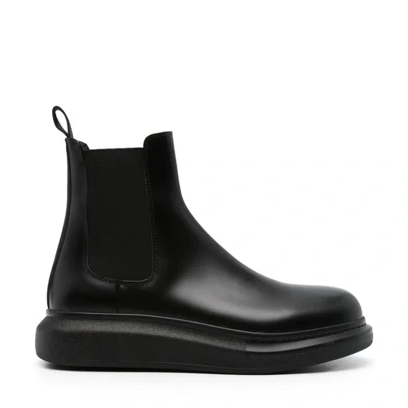 Alexander McQueen Black Hybrid Chelsea Boots